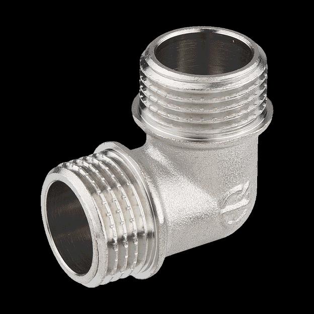 Угольник НН 1/2' никелированный фото 1