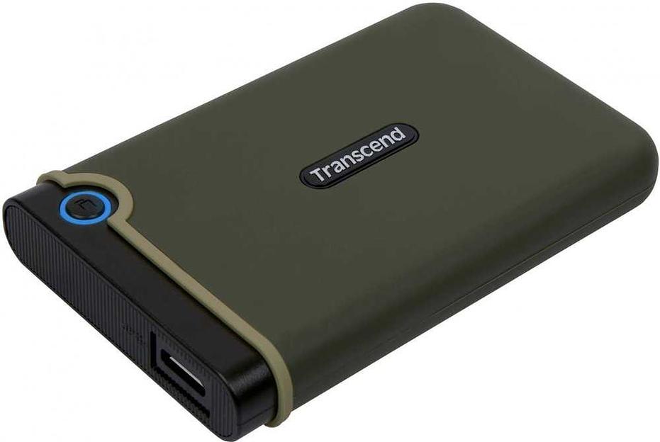 Жесткий диск Transcend USB 3.0 1Tb TS1TSJ25M3G StoreJet 25H3 (5400rpm) 2.5" зеленый фото 3