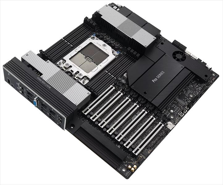 Материнская плата ASUS PRO WS W790E-SAGE SE, AMD WRX90, 8*DDR5, 4*SATA, 4*M.2, 2 x SlimSAS, 6*USB 3.2, 1*USB 2.0, 2*Type-C,7*PCIx16, VGA, CEB; 90MB1FW0-M0EAY0 (PRO WS WRX90E-SAGE SE) фото 3