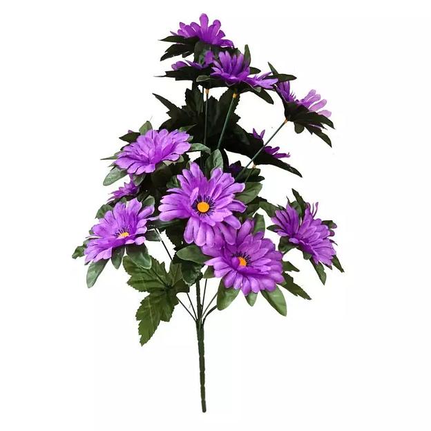 Букет с георгинами 15 голов 60см 361-600 фото 1