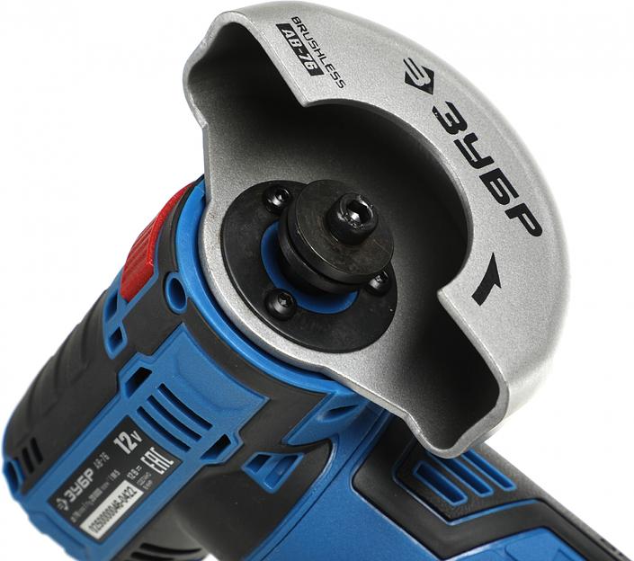 Углошлифовальная машина Зубр AB-76 20000об/мин рез.шпин.:M5 d=76мм фото 10