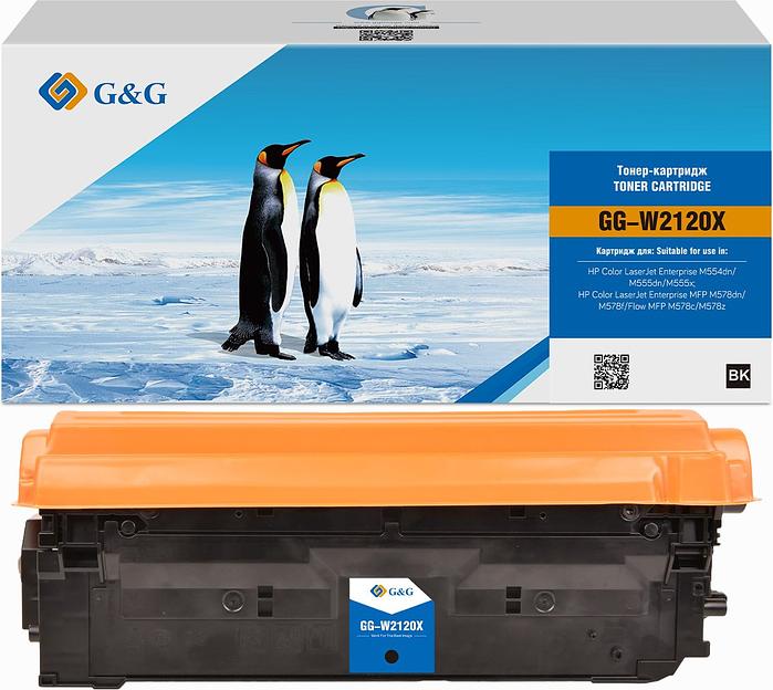Картридж лазерный G&G 212X GG-W2120X черный (10000стр.) для HP Color LJ M554/M555/578 Enterprise фото 1