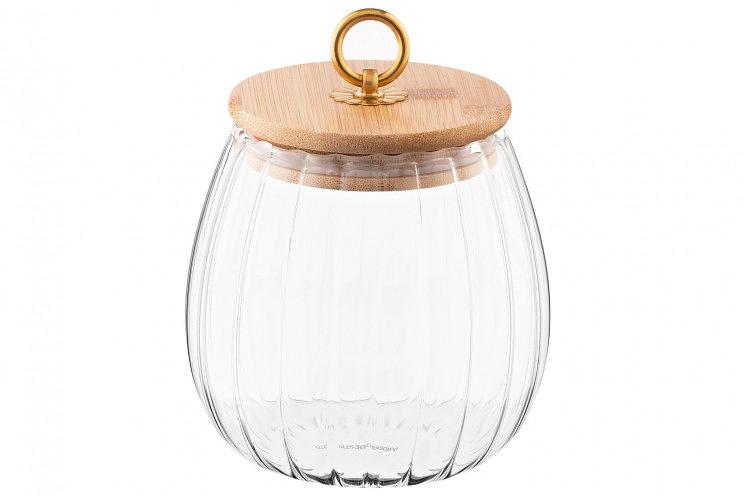 Банка для хранения Ardesto Fresh Vintage 750 мл  стекло  бамбук AR1375BV фото 1