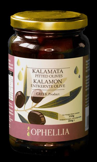 Оливки Каламата без косточки в рассоле, 370 мл. ОПТ фото 1