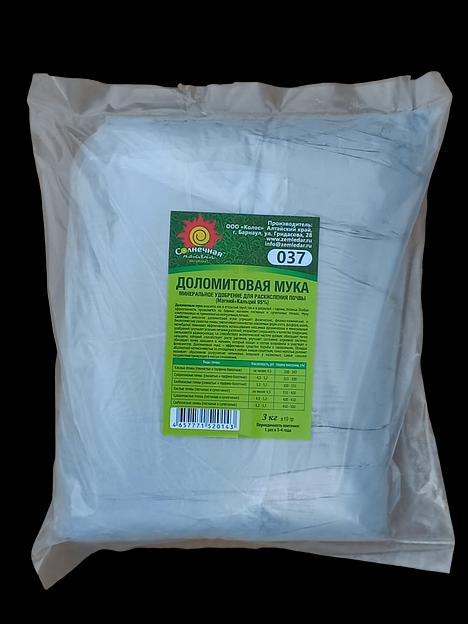 Удобрение Солнечная поляна «Доломитовая мука» 3 кг ОПТ фото 1