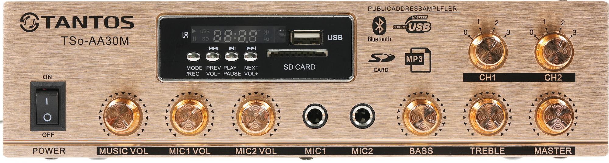 Усилитель Tantos TSo-AA30M выход 100Вт / 30Вт (00-00025068) фото 5