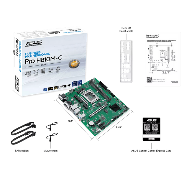 Материнская плата ASUS PRO H810M-C-CSM фото 8