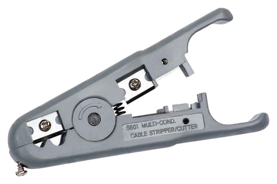 Инструмент ITK TS1-G30 для зачистки кабеля UTP (упак:1шт) серый фото 1