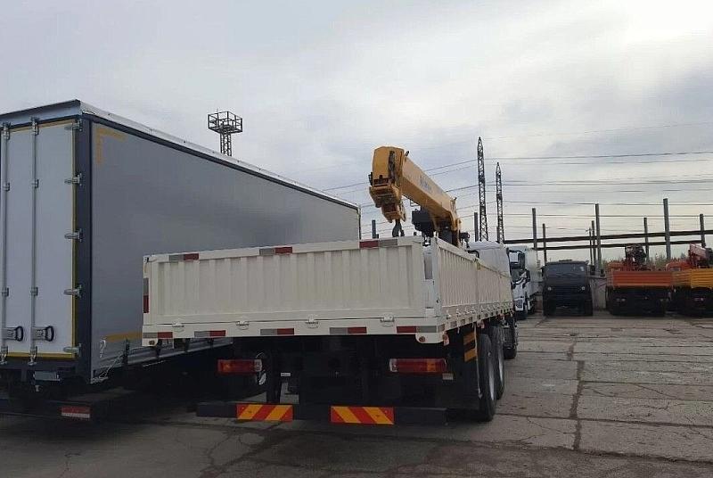 Бортовые камазы с КМУ FAW JK6 CA1250 фото 3