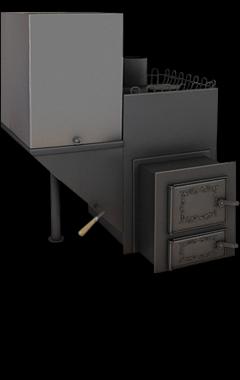 Печь «Элит-200В» (с выносным съёмным топочным каналом) фото 1