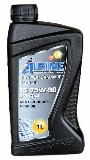 Масло моторное Alpine Gear Oil TS 75W-90 GL-4, 1 л, опт фото 1