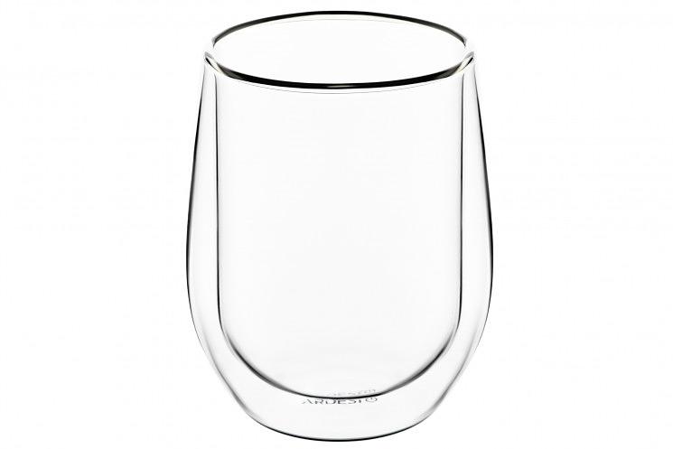 Набор чашек Ardesto с двойными стенками  320 мл  H 11 см  2 шт  боросиликатное стекло AR2637G фото 1