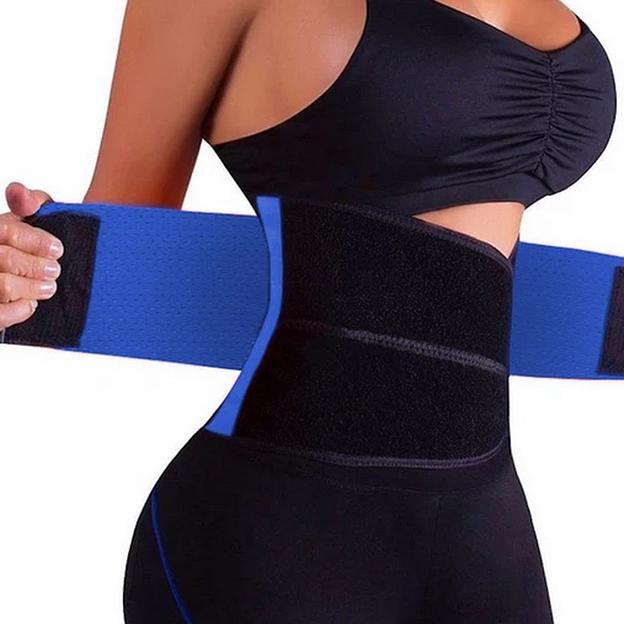 Фитнес пояс для похудения CleverCare, синий, размер L TL-LB033L фото 2