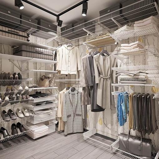 Система хранения «Небольшая гардеробная комната» фото 1