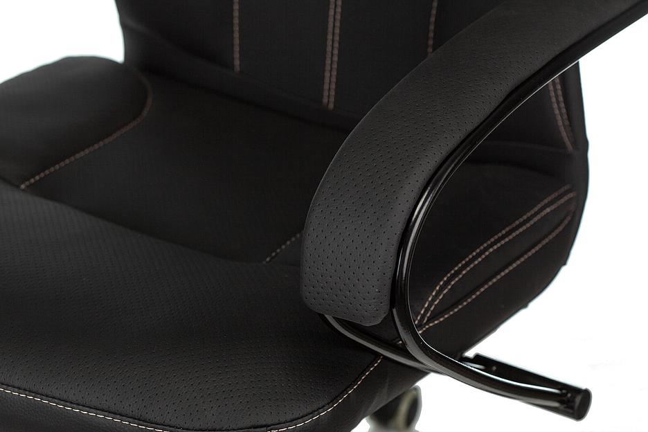 Кресло руководителя Бюрократ CH-608/ECO черный искусственная кожа крестовина пластик фото 6