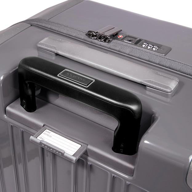 Чемодан Piquadro POP BV4427POP/GR 46x69x27см 67л. 4.43кг. поликарбонат/алюм. серый глянц. фото 4