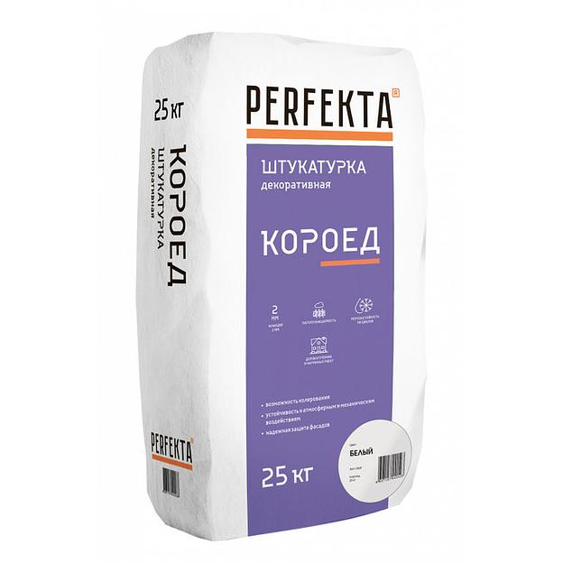Штукатурка декоративная Perfekta Короед 2,5мм 25кг фото 1