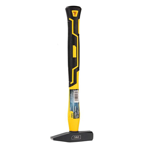 Ударно-рычажный инструмент Deli Слесарный молоток Deli DL442003 300 гр Фиберглассовая рукоять. фото 3