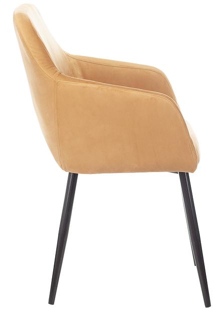 Кресло Бюрократ CH-380F янтарный Italia 9 на ножках металл черный фото 3