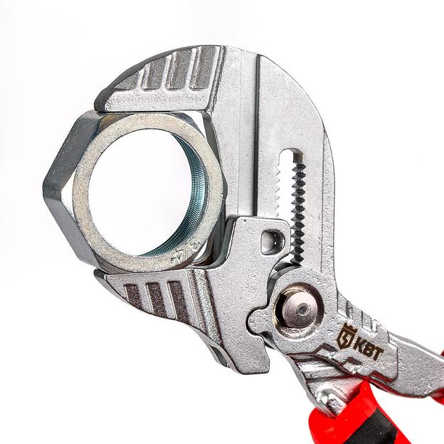 Клещи переставные - гаечный ключ 180 мм серия ПРОФИ фото 2