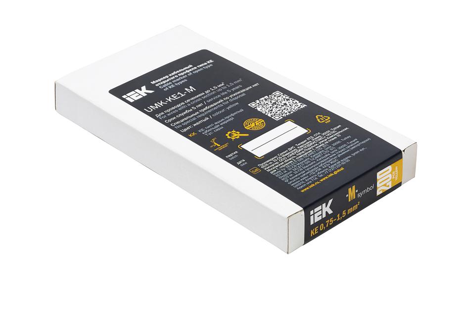 Маркер открытого типа KE 0,75-1,5мм2 символ 'M' (200шт/упак) IEK фото 2