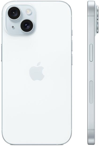Смартфон Apple A3090 iPhone 15 128Gb голубой моноблок 3G 4G 1Sim 6.1" iOS 17 802.11 a/b/g/n/ac/ax NFC GPS фото 2