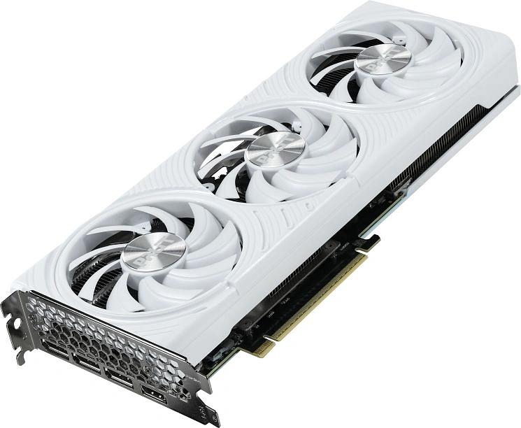 Видеокарта Palit PCI-E 5.0 PA-RTX5070 WHITE OC NVIDIA GeForce RTX 5070 12Gb 192bit GDDR7 2325/28000 HDMIx1 DPx3 HDCP Ret фото 2