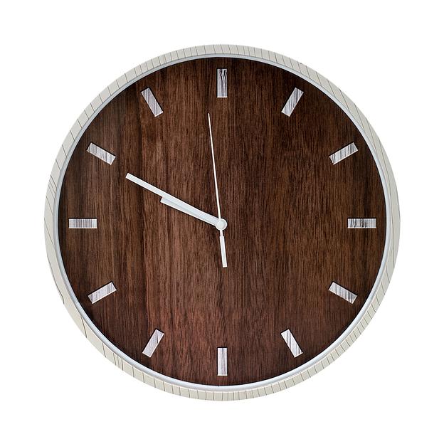 Часы настенные "Дерево", Д300 Ш300 В38, коричневый фото 1