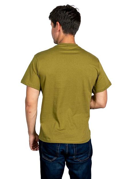 Футболка мужская классическая c круглым вырезом горловины, кардное полотно, 160 г/м² фото 2