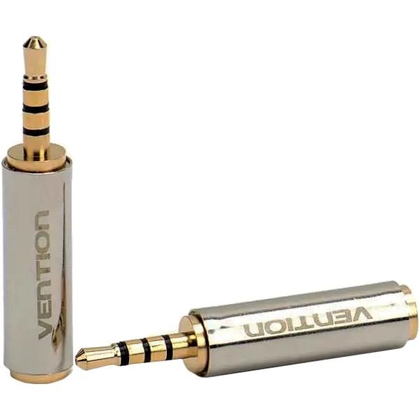 Переходник Vention Jack 3.5 mm F/2.5mm M Переходник Vention mini Jack 3.5 mm F/micro Jack 2.5 mm M (VAB-S02) фото 2