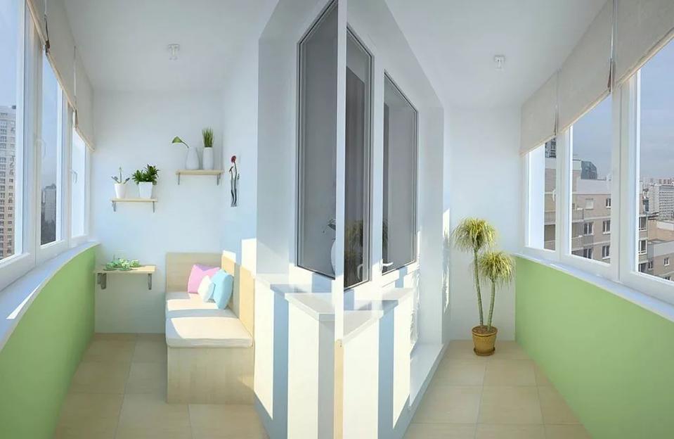 Услуга по внутренней отделке балконов, лоджий фото 3