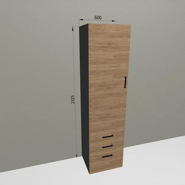 Шкаф распашной Sanvut 600х500х2325 мм арт.Ш69ЯМБ ОПТ фото 7