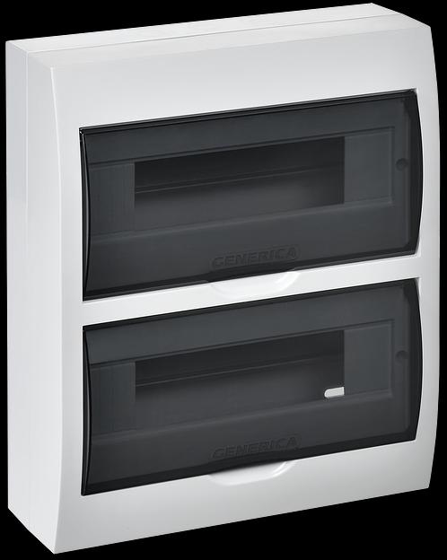 IEK MKP12-N-24-41-G Бокс ЩРН-П-24 модуля навесн. пластик IP41 GENERICA фото 1