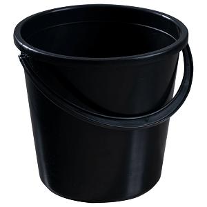 Ведро техническое черное (10 л) фото 1