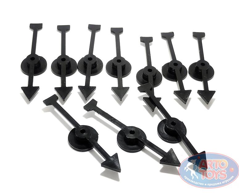 Стрелки для настольных игр 5 штук чёрные ОПТ фото 1