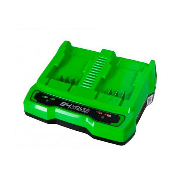 Greenworks Зарядное устройство для 2-х аккумуляторов Greenworks G24X2UC2, 24V [2931907] фото 2