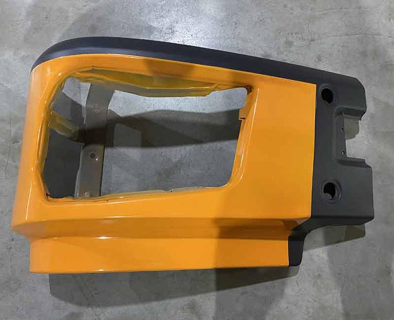 Облицовка фары (L желтая часть бампера) Х3000 DZ97259623221 фото 1