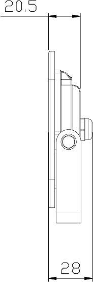 ЭРА Б0043589 Прожектор светодиодный LPR-061-0-65K-020 20Вт 1900Лм 6500К 135x100x28 фото 4