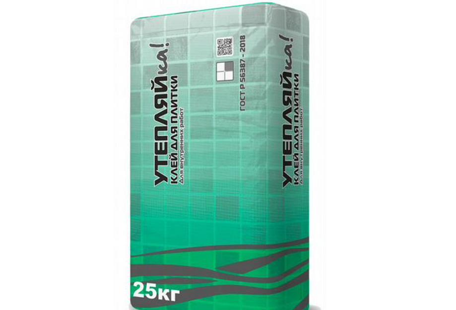 Клей для плитки для внутренних работ Утепляйка 25 кг фото 1
