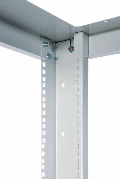 Стойка двухрамная ЦМО СТК-С-45.2.1000 45U 560ммX1280мм направл.закл.гайки 480кг серый фото 4