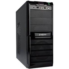 Exegate EX278395RUS Корпус Miditower Exegate XP-329S Black, ATX,, 2*USB, Audio фото 1