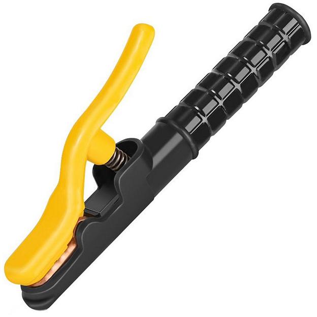 Электрододержатель Deli DL23500A 500гр, макс. сила тока 500A, длина 295мм, диаметр электрода 6,3-10мм, площадь поперечного сечения кабеля 70-95 кв.мм фото 1