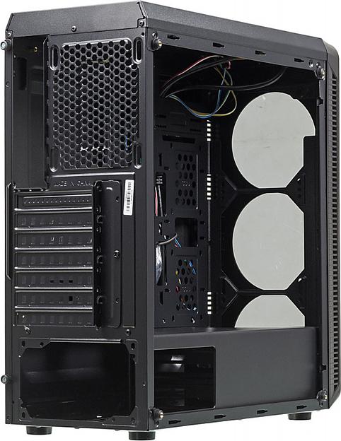 Корпус Accord JP-X черный без БП ATX 2xUSB2.0 1xUSB3.0 audio bott PSU фото 5