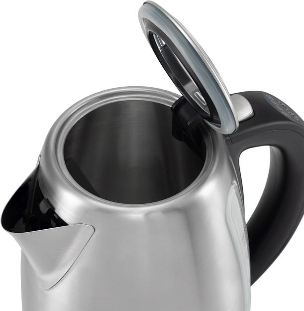 Чайник электрический Hyundai HYK-S8408 1.7л. 2200Вт серебристый матовый/черный (корпус: нержавеющая сталь) фото 7