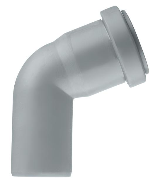 Отвод канализационный 40х67 град. фото 2