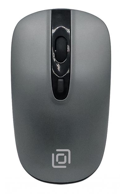 Клавиатура + мышь Оклик 300M клав:серый мышь:серый USB беспроводная slim Multimedia фото 2