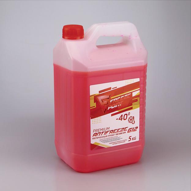 FREEZE POINT Антифриз G12 красный 5 кг фото 3