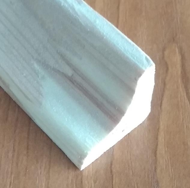 Уголок срощенный, сосна внутренний 20х20х2500 мм фото 1