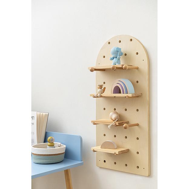 Пегборд Shely, 38х80 см, светлое дерево фото 5