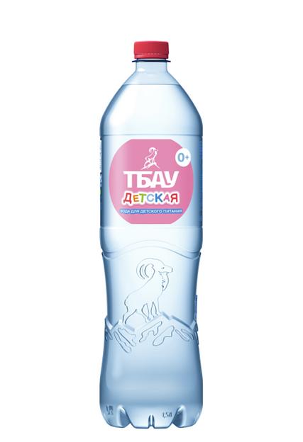 Минеральная природная питьевая вода «ТБАУ Детская» 1,5 л, опт фото 1